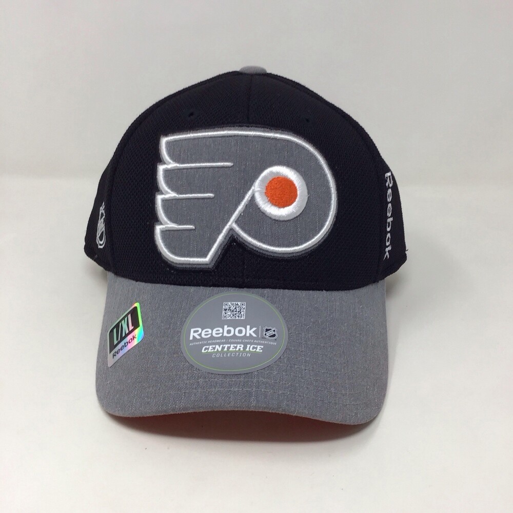 Philadelphia Flyers Hat Men Large Large Extra Large Black Reebok Center Ice L/XL